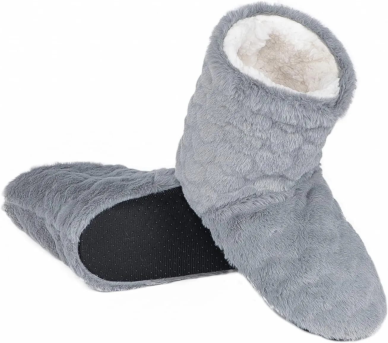 Women Floor Boots Warm Indoor Slippers Girl Warm Bootie Sock Home Ankle High Boots Noiseless Sock Shoes Flat Non-Slip Slipper