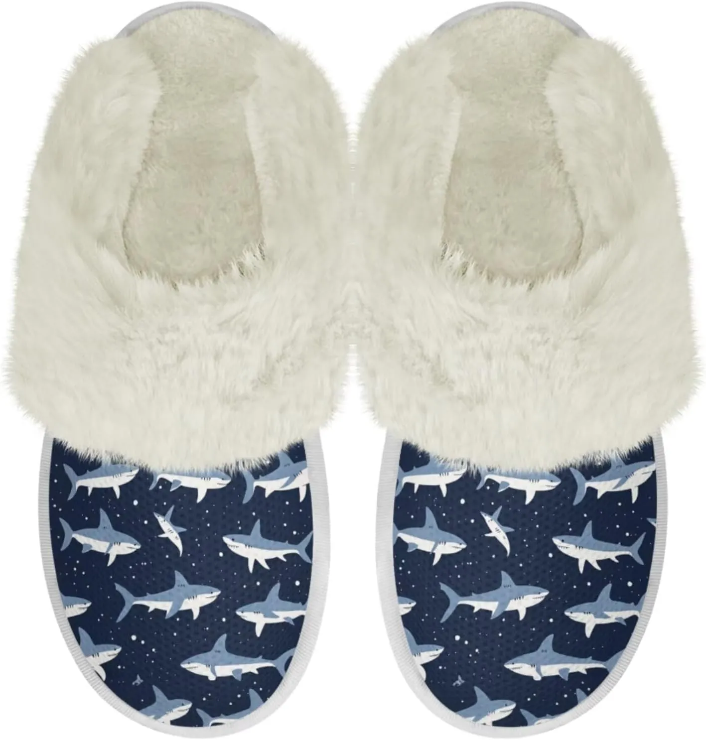 Women Men Slipper Fuzzy Slippers Lightweight House Slipper Non-slip Casual Slippers Indoor Shoes
