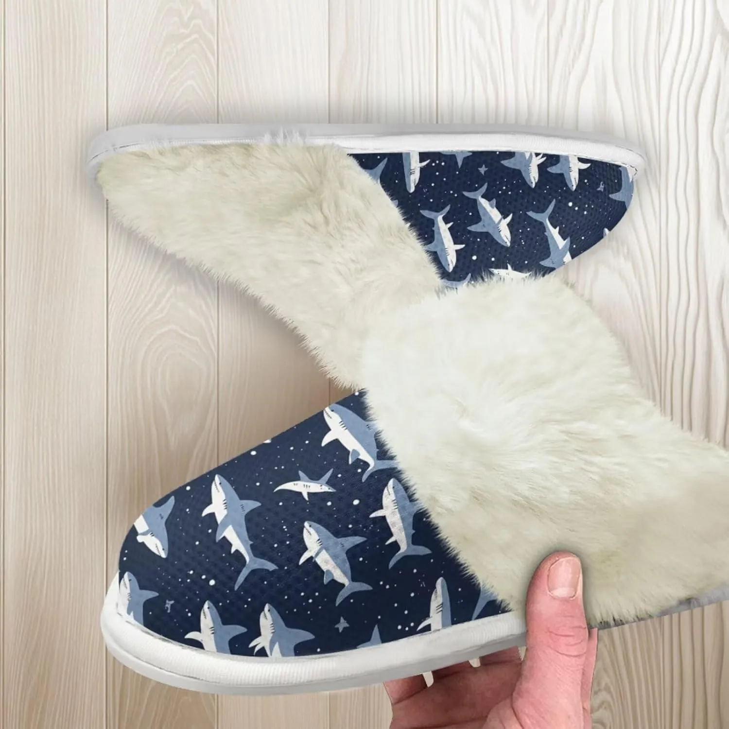 Women Men Slipper Fuzzy Slippers Lightweight House Slipper Non-slip Casual Slippers Indoor Shoes