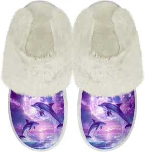 Women Men Slipper Fuzzy Slippers Lightweight House Slipper Non-slip Casual Slippers Indoor Shoes