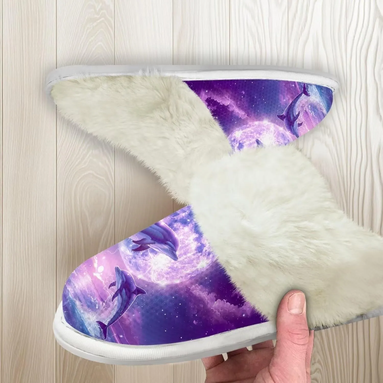 Women Men Slipper Fuzzy Slippers Lightweight House Slipper Non-slip Casual Slippers Indoor Shoes
