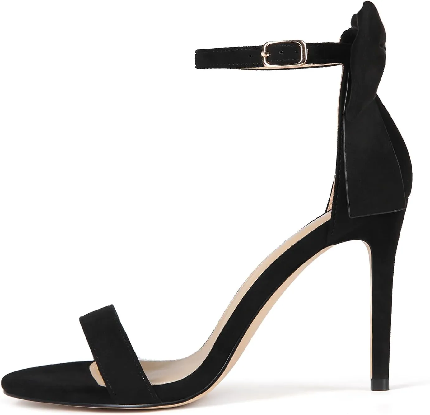 Women's Ankle Strap Bow Tie High Heels Sandals Open Toe Stiletto Party Wedding Dress Heeled Sandals Summer Pump Shoes