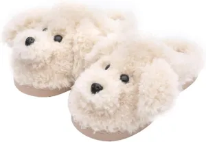 Women's Cute Teddy Animal Slippers House Slippers Warm Memory Foam Cotton Cozy Soft Fleece Plush Home Slippers Indoor Outdoor