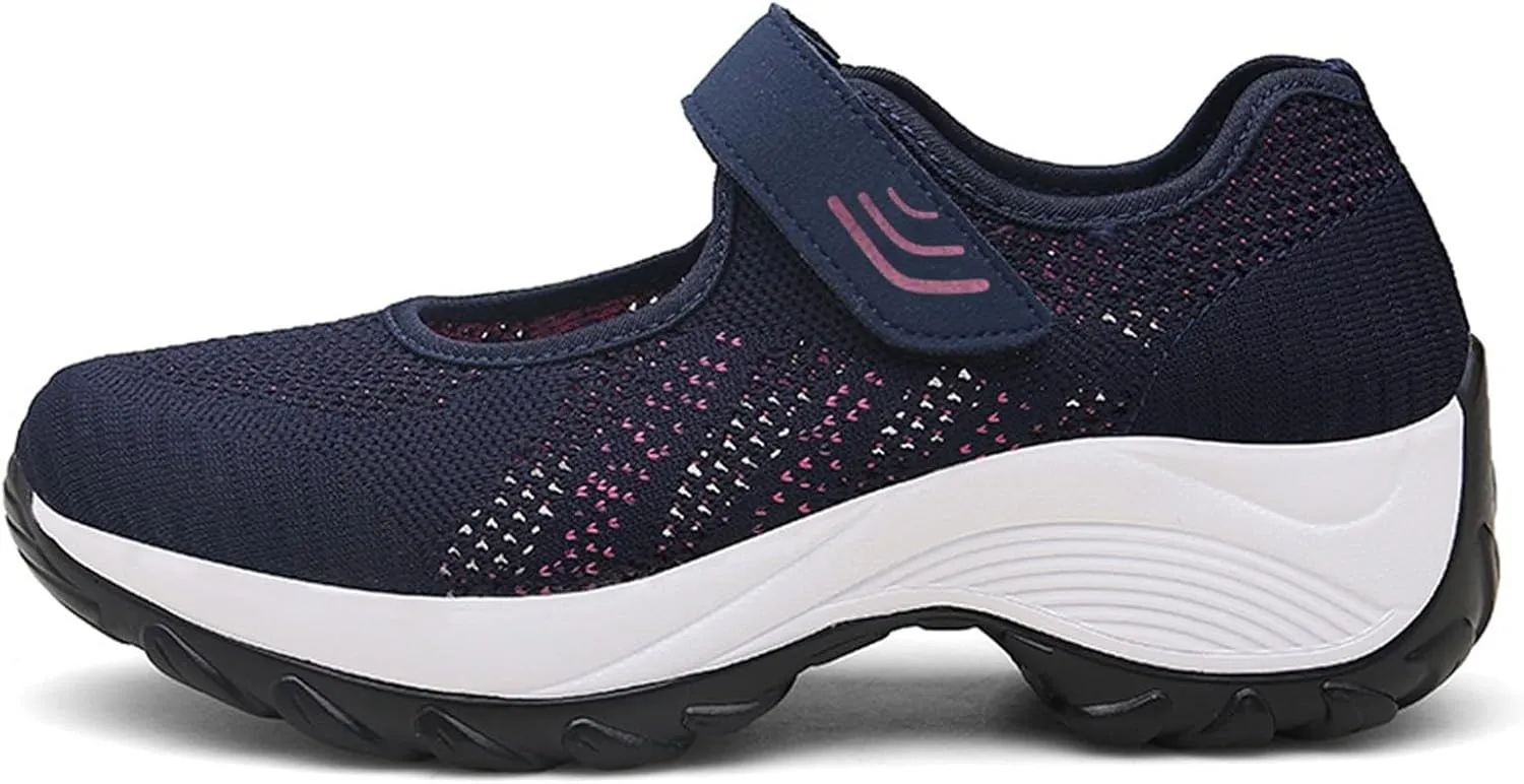 Women's Fashion Sneaker Non Slip Work Wide Comfortable Slip Resistant Work Shoes Beach Shoes Women for Walking On Sand Womens Loafer Sneakers Mens Running Sneakers