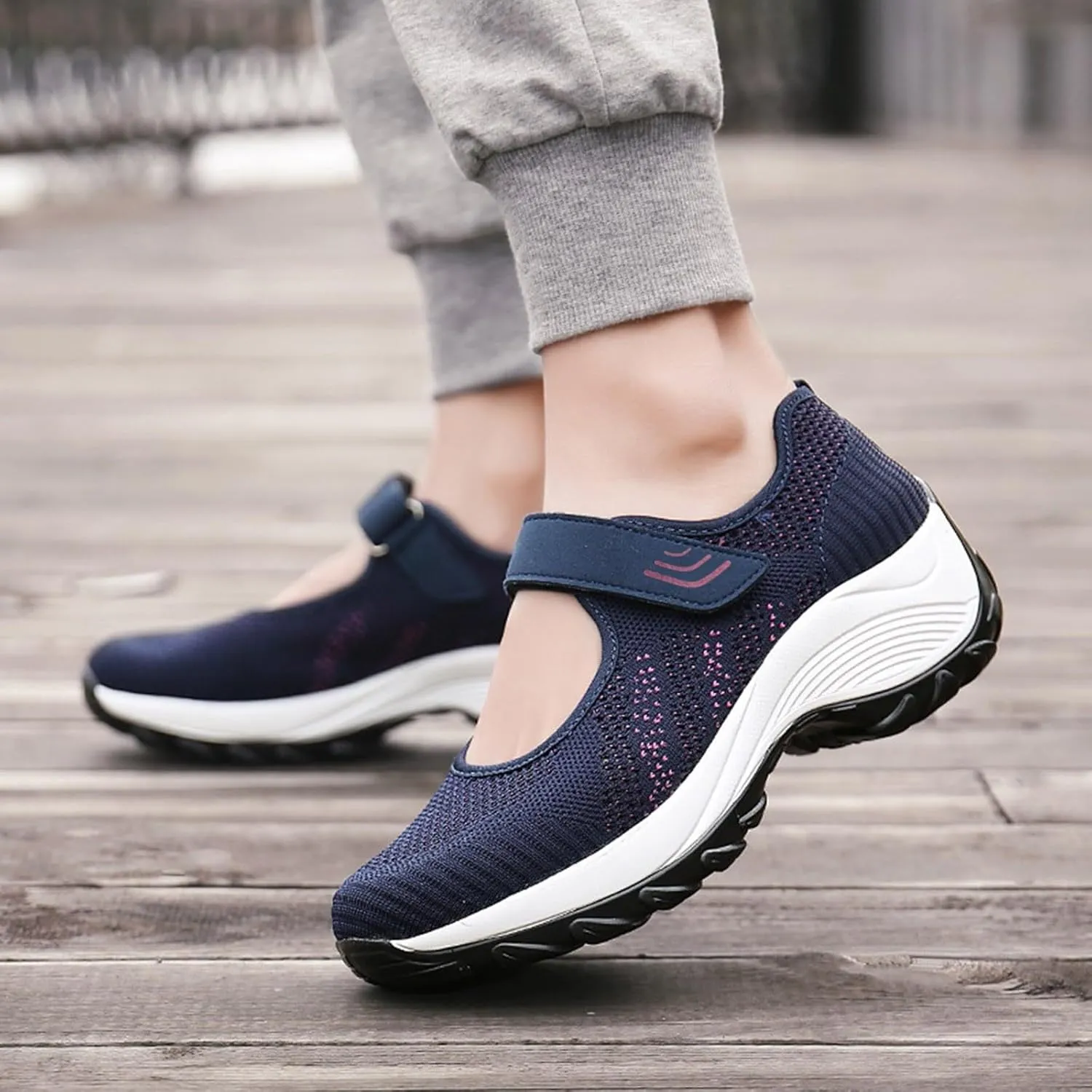 Women's Fashion Sneaker Non Slip Work Wide Comfortable Slip Resistant Work Shoes Beach Shoes Women for Walking On Sand Womens Loafer Sneakers Mens Running Sneakers