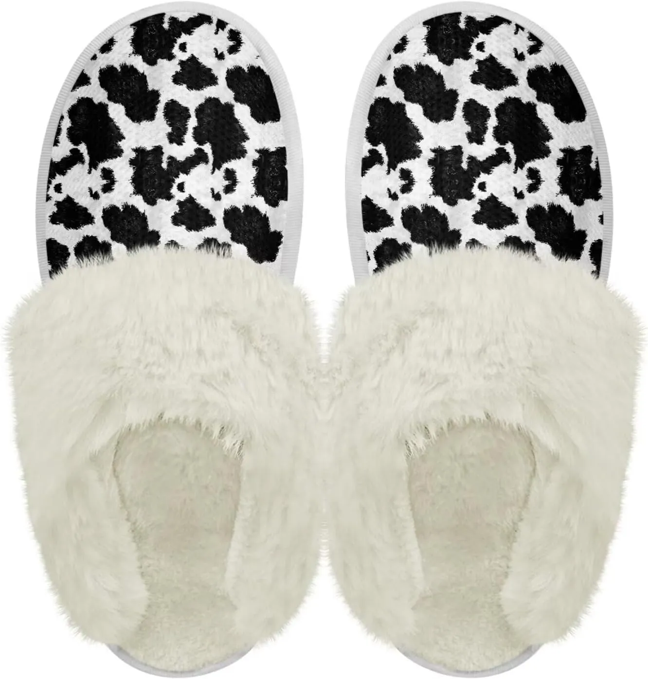 Women's Fuzzy Slipper Home Slippers Fluffy Winter House Shoes Soft Sole Slippers for Indoor