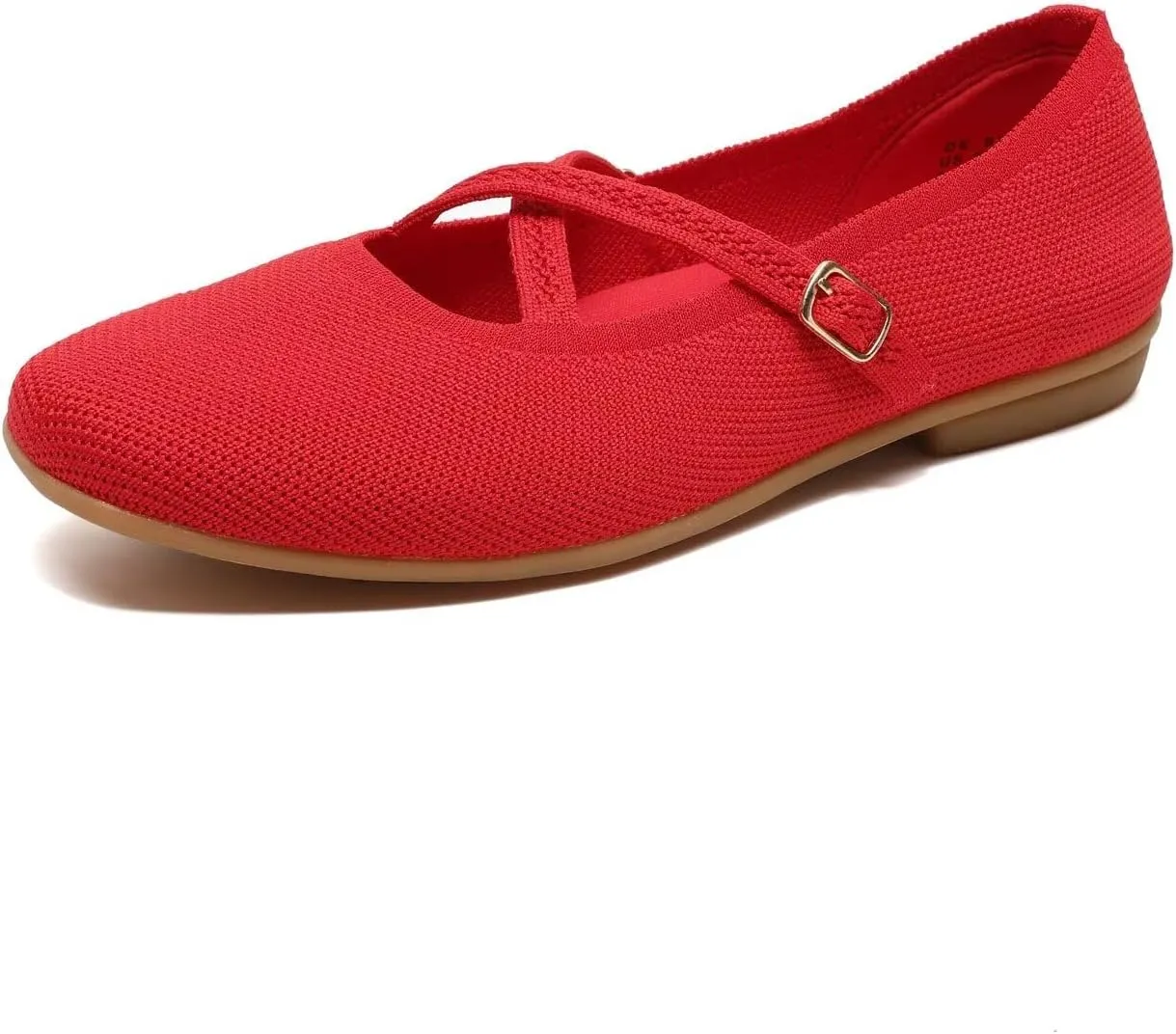 Women's Mary Jane Flats Shoes Ballet Flats with Buckle Strap Soft Work Dress Ballerina Walking Shoes