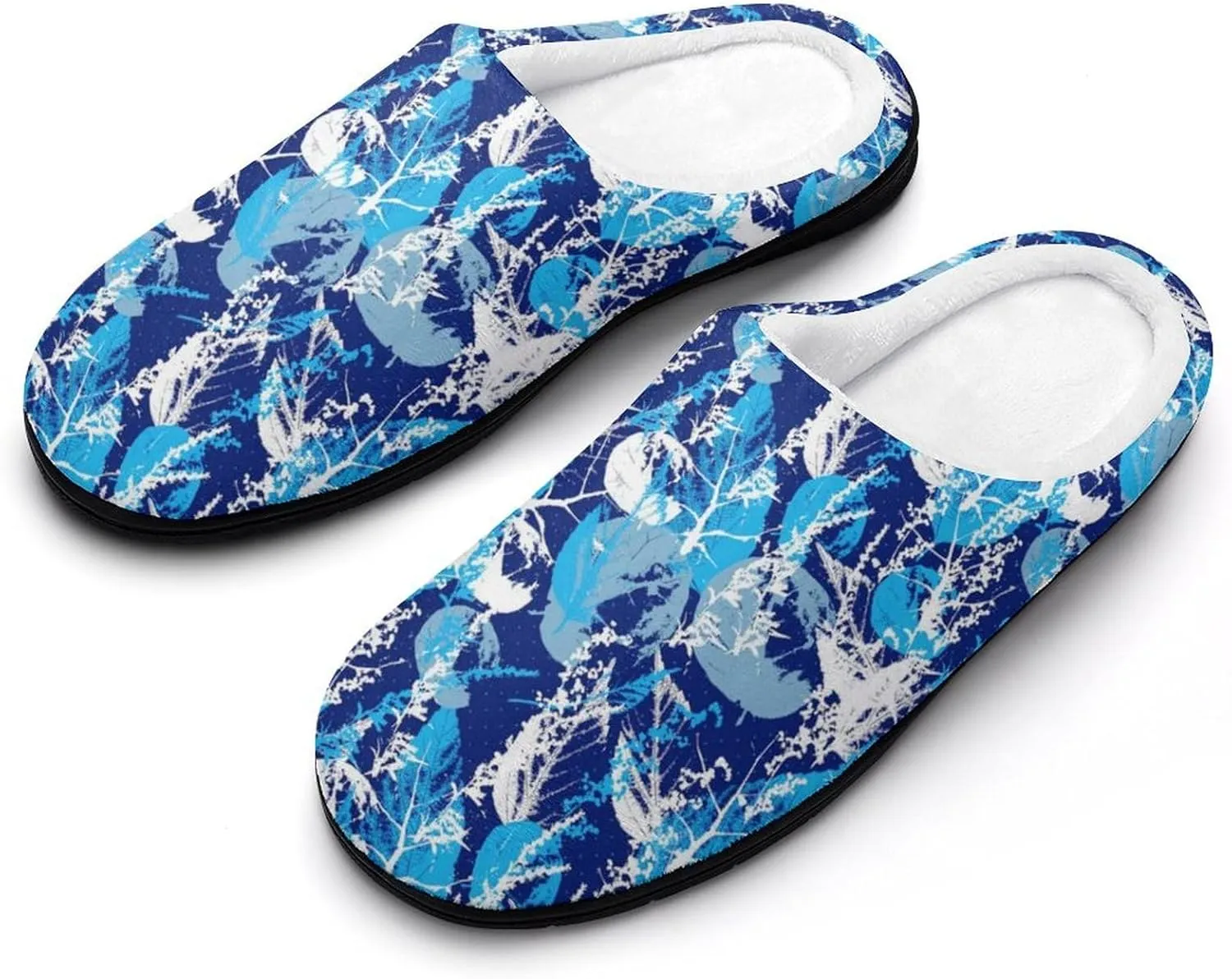 Womens Memory Foam Slippers Soft Bedroom Slip-On Shoes Ladies Halloween Slippers Cotton House Slippers Indoor Outdoor