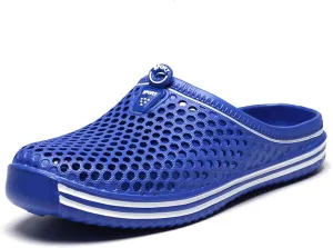 Womens Mens Bathroom Garden Non-slip Hole Breathable Lightweight Sandals Unisex Beach Quick Drying Sandals Couple Indoor/Outdoor Slippers