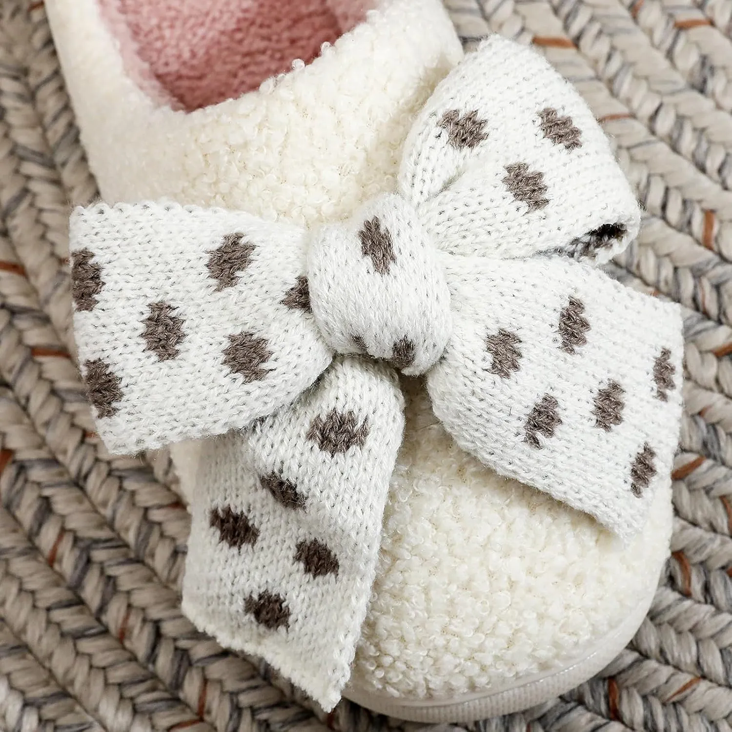 Womens Mens Plant Animal Fruit Slippers Retro Cozy Fluffy Plush Slipper Embroidered printing Warm Memory Foam Indoor Outdoor House Shoes