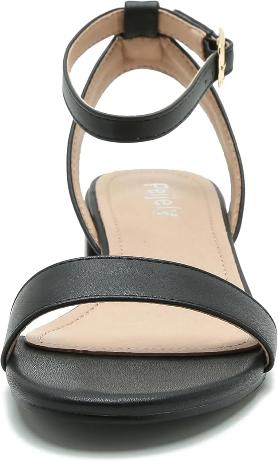 Women's Open Toe Ankle Strap Low Block Chunky Heels Sandals Party Dress Summer Shoes