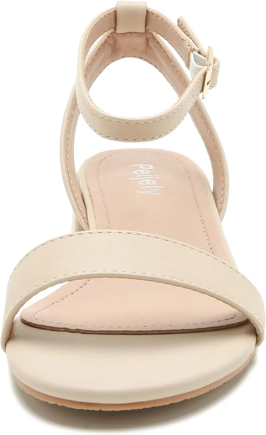 Women's Open Toe Ankle Strap Low Block Chunky Heels Sandals Party Dress Summer Shoes