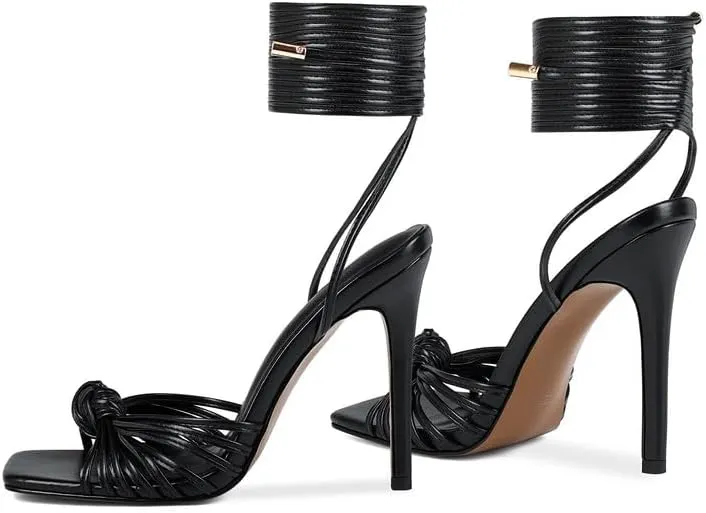 Women's Open Toe Lace up Strappy Heels