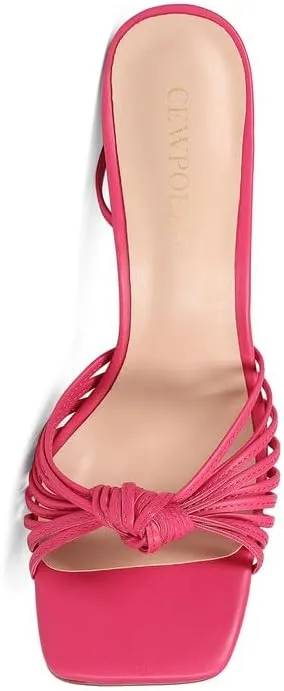Women's Open Toe Lace up Strappy Heels