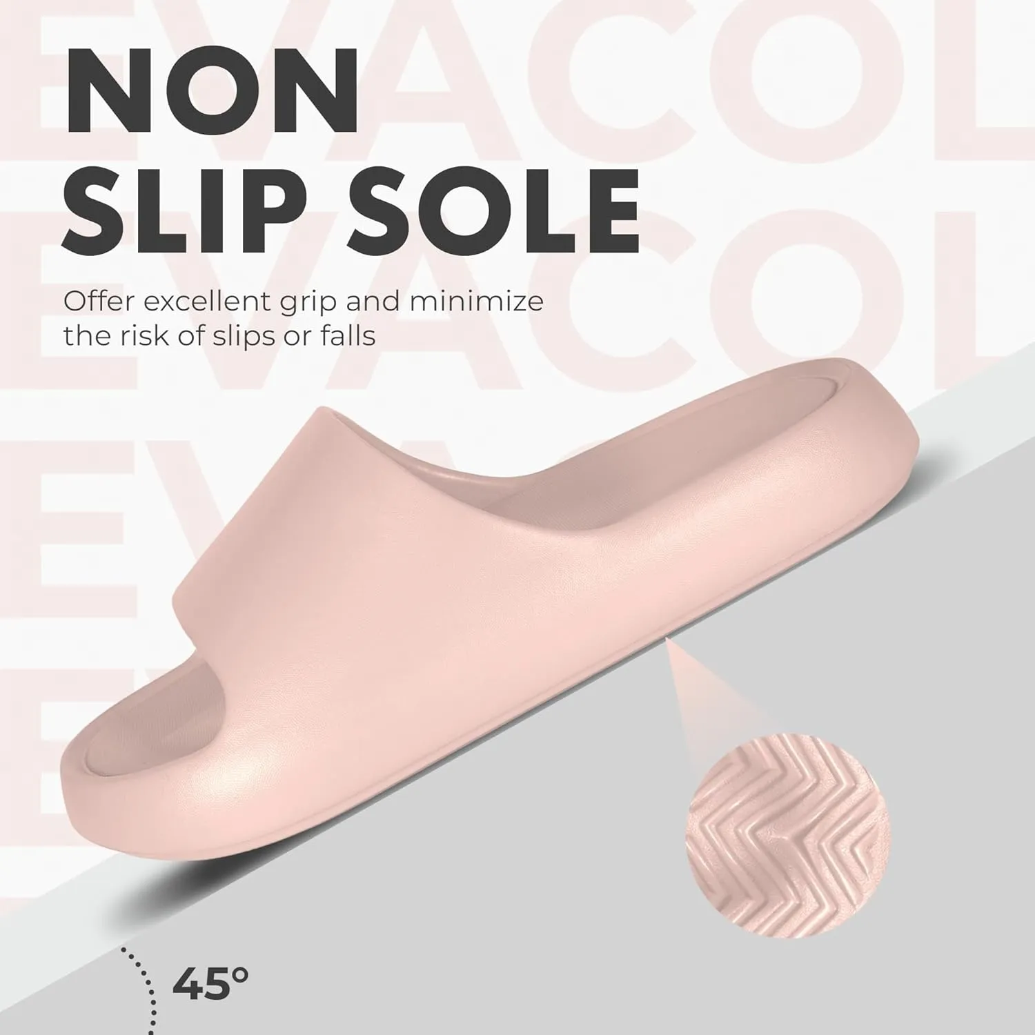 Women’s Pillow Slippers - Ultra-Soft Shower Shoes, Anti-Slip Bathroom Sandals, Quick-Drying Easy to Clean Slides for Indoor & Outdoor Use, Bathroom, Bedroom, or Pool.