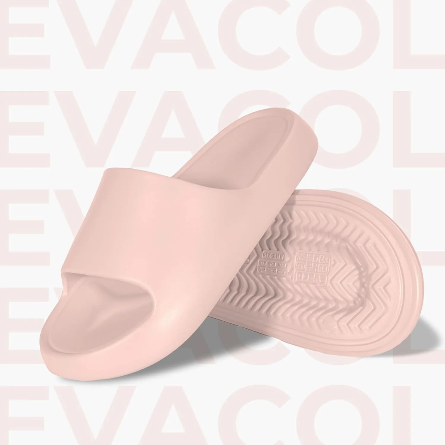 Women’s Pillow Slippers - Ultra-Soft Shower Shoes, Anti-Slip Bathroom Sandals, Quick-Drying Easy to Clean Slides for Indoor & Outdoor Use, Bathroom, Bedroom, or Pool.