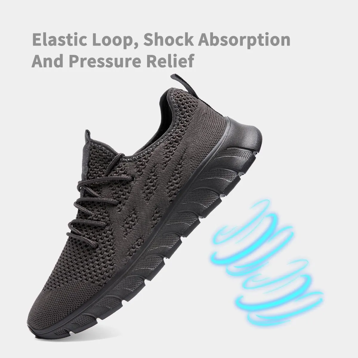 Women's Running Shoes Lightweight Walking Sneakers Tennis Athletic Lace Up Gym Casual Fashion Fitness Sports Soft Sole Mesh Workout Comfortable