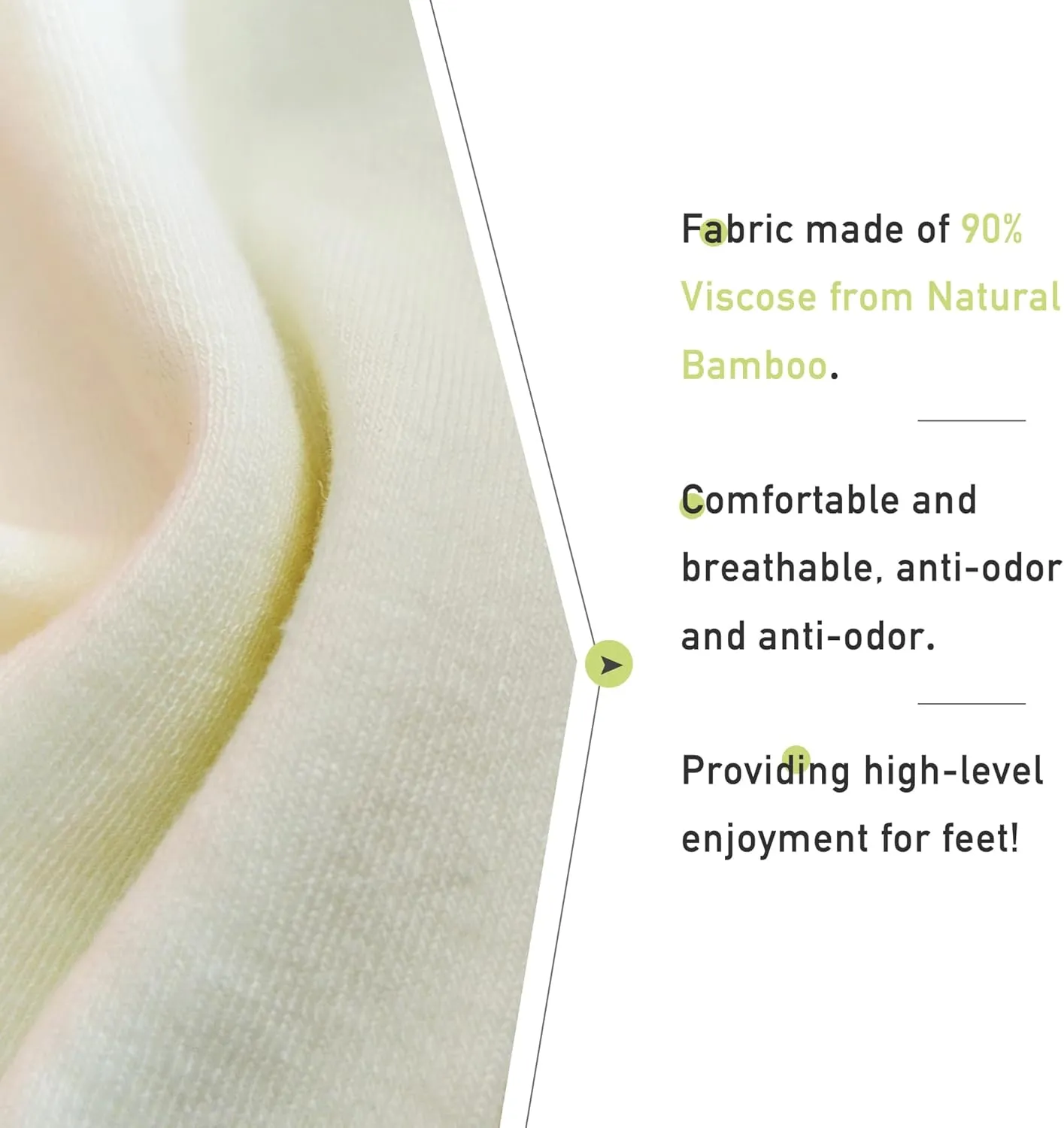 Women's Soft Thin Viscose Bamboo Crew Socks, Fit Stretchy Casual, Business, Dress Calf Sock 5 Pairs