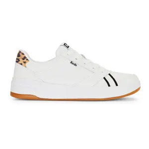 Women's The Court Leather Leopard Snow White