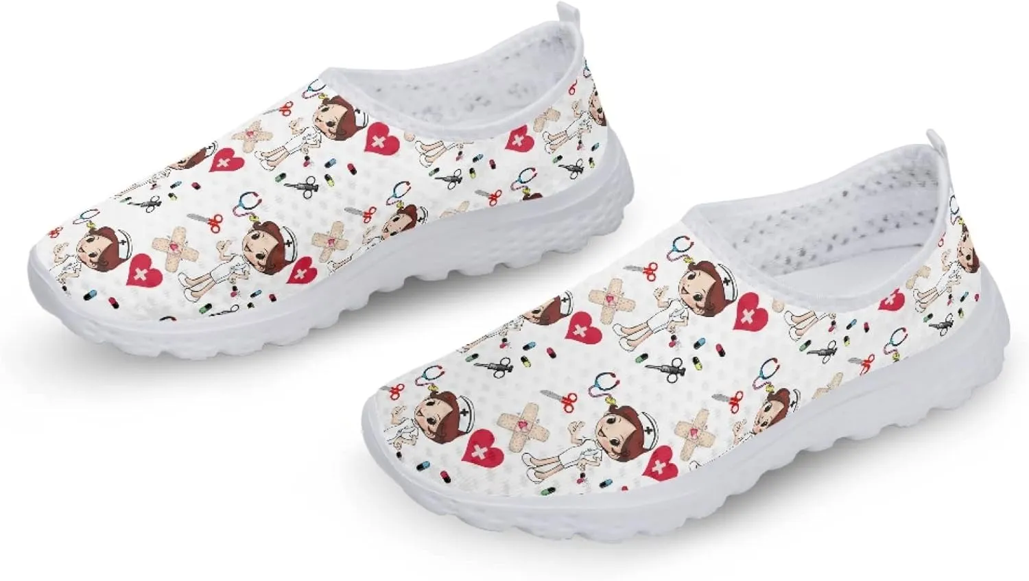 Womens Walking Shoes Casual Workout Running Sneakers Tennis Mesh Loafers