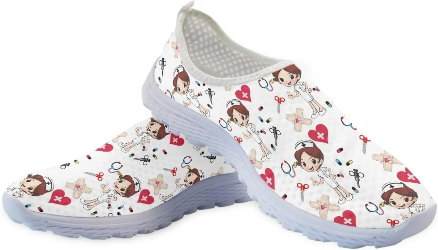 Womens Walking Shoes Casual Workout Running Sneakers Tennis Mesh Loafers