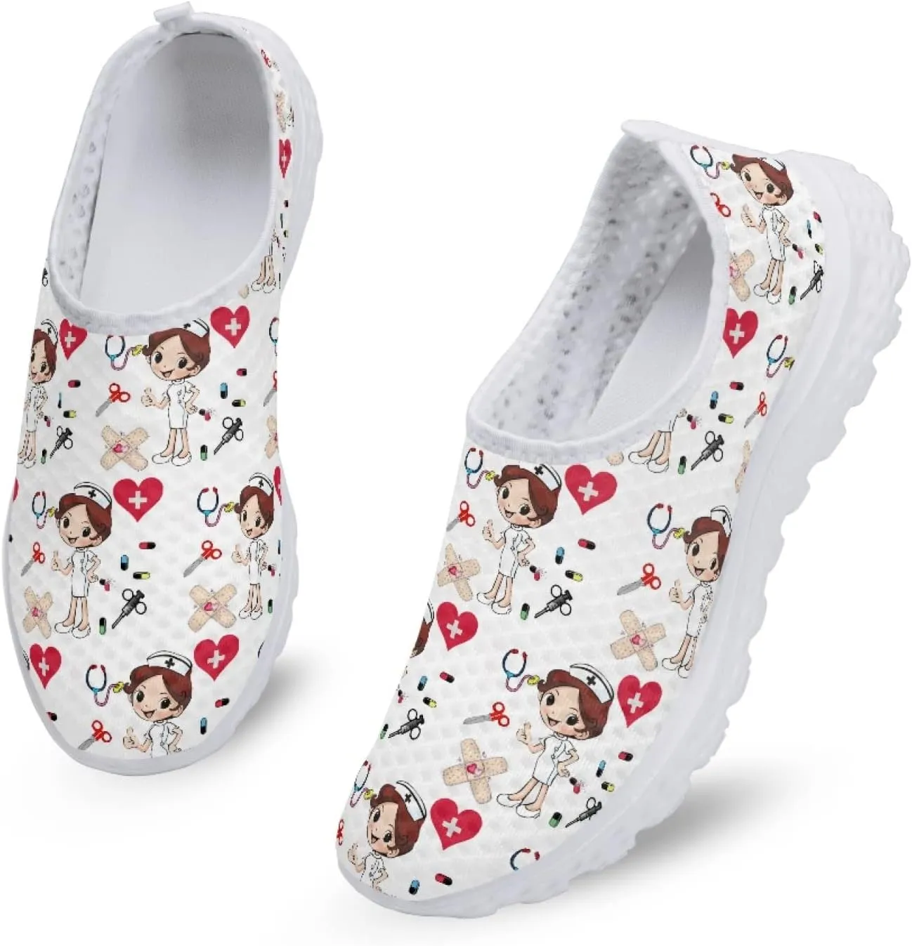Womens Walking Shoes Casual Workout Running Sneakers Tennis Mesh Loafers