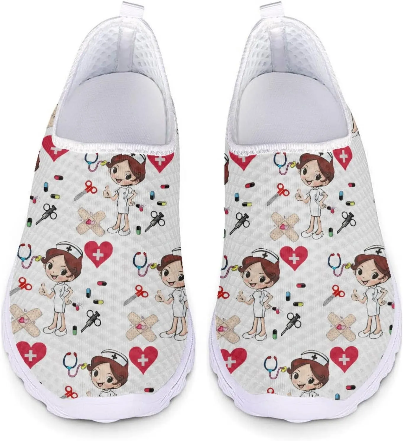Womens Walking Shoes Casual Workout Running Sneakers Tennis Mesh Loafers