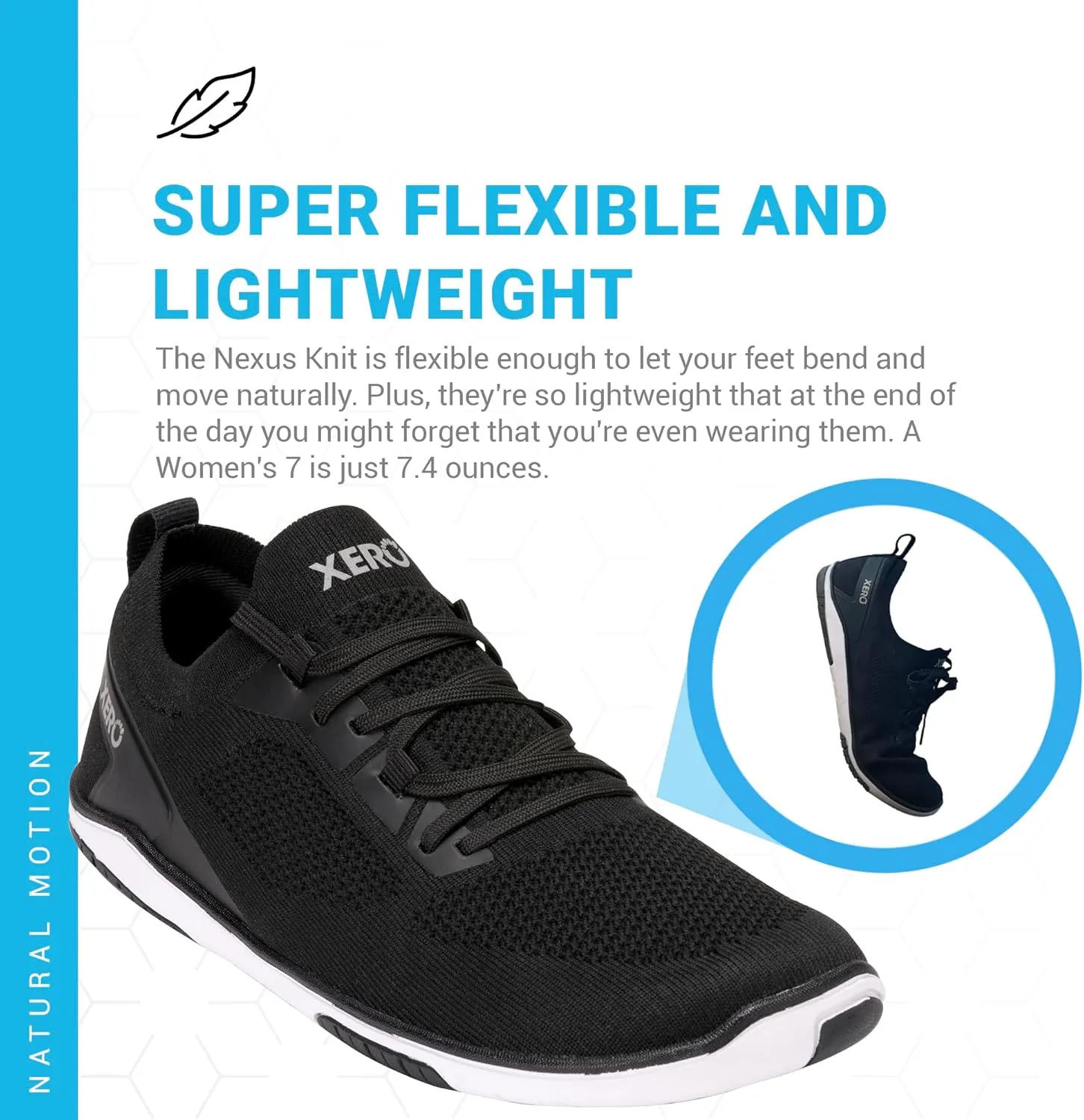 Xero Shoes Women's Nexus Knit Barefoot Athleisure Shoe