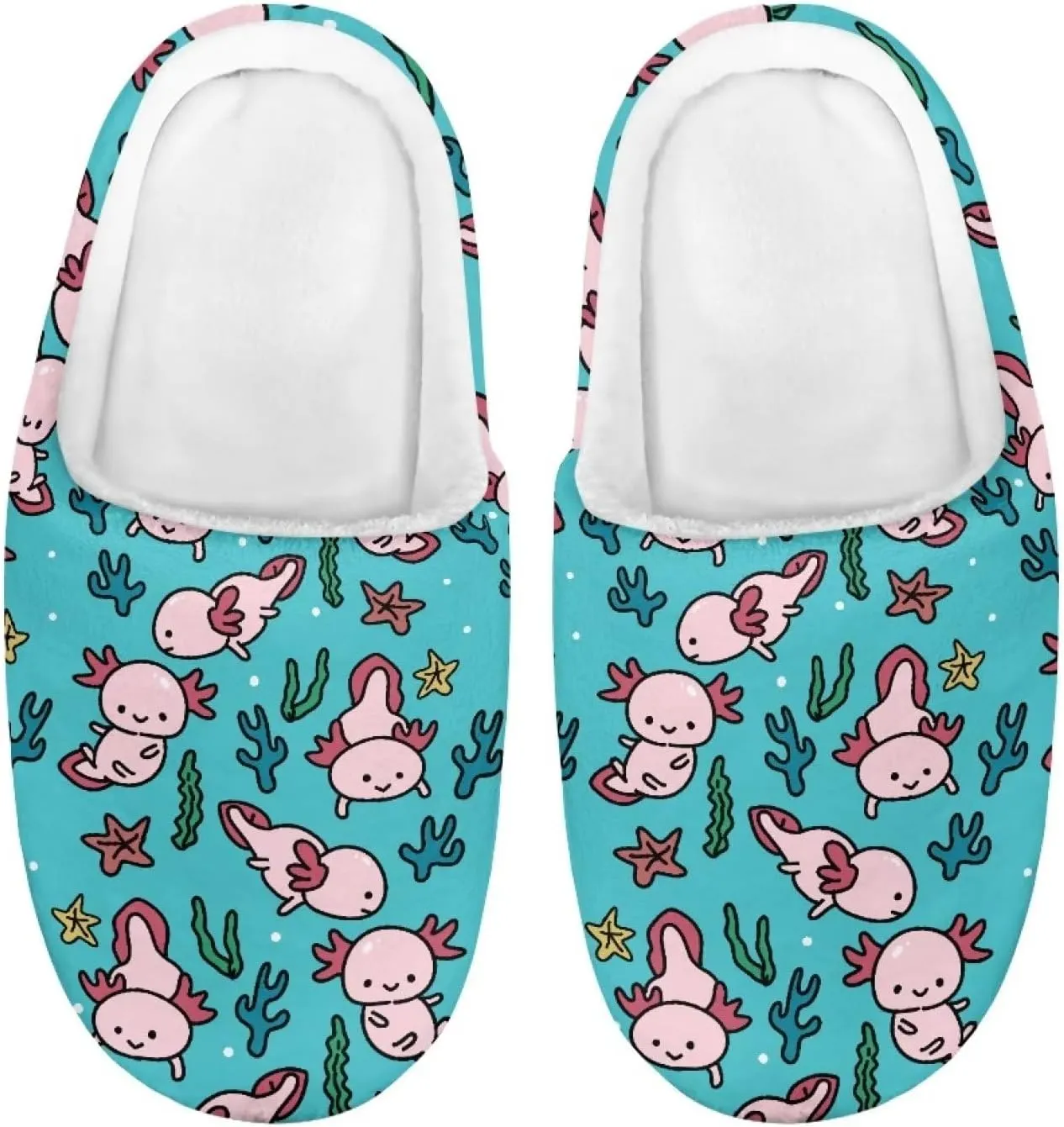 Xpyiqun House Shoes Kids Slip On Slipper for Girls Boys Size 9-14.5 Home Slipper Soft Plush Fuzzy Winter Slippers