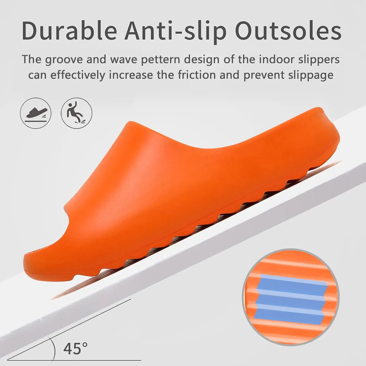 XTJSCBDSH Cloud Slides for Men and Women, Quick Drying Slippers Shoe Open Toe Thick Soft, Platform Slide Sandals Daily Shower Sandals, Non-Slip Bathroom Slippers Summer for Indoor & Outdoor