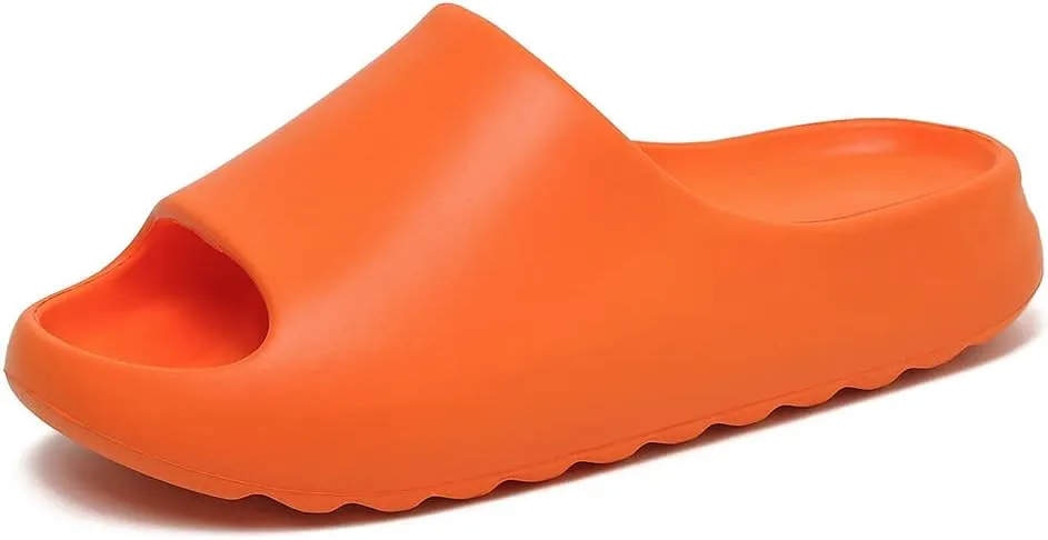 XTJSCBDSH Cloud Slides for Men and Women, Quick Drying Slippers Shoe Open Toe Thick Soft, Platform Slide Sandals Daily Shower Sandals, Non-Slip Bathroom Slippers Summer for Indoor & Outdoor