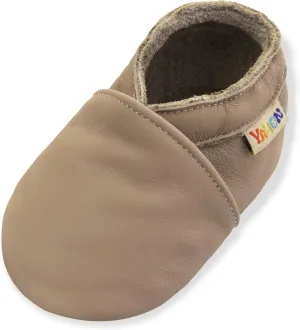 YALION Baby Soft Leather Shoes Suede Sole Infant Toddler First Walking Sports Crib Moccasins
