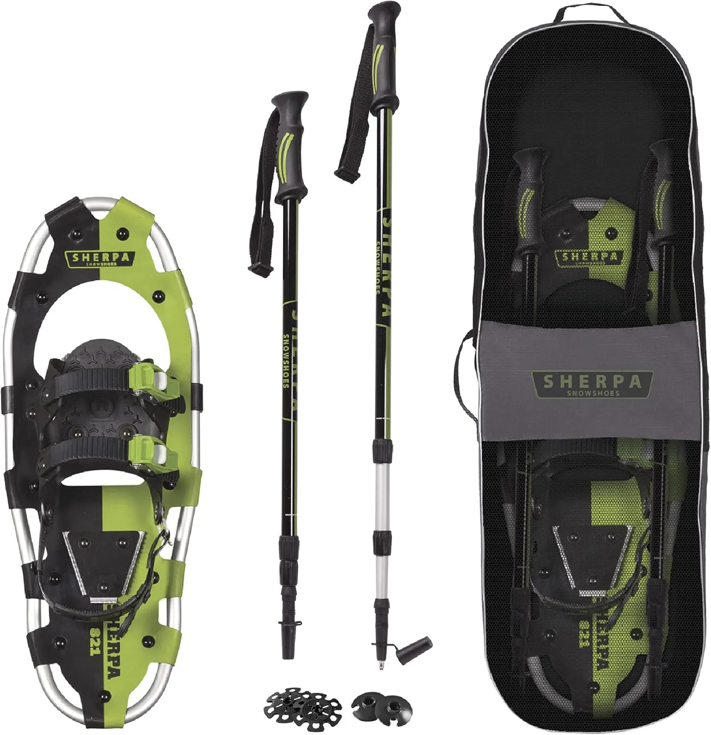 Yukon Charlie's Sherpa Snowshoe, Snowshoes for Men & Women, Snowshoeing Kits for All Skill Levels, Multiple Sizes & Models