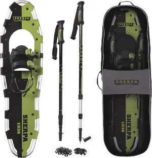 Yukon Charlie's Sherpa Snowshoe, Snowshoes for Men & Women, Snowshoeing Kits for All Skill Levels, Multiple Sizes & Models