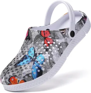 YUKTOPA Womens Clogs Shoes Unisex Summer Garden Clogs Shoes Non-Slip Quick Drying Sandals Casual Slippers
