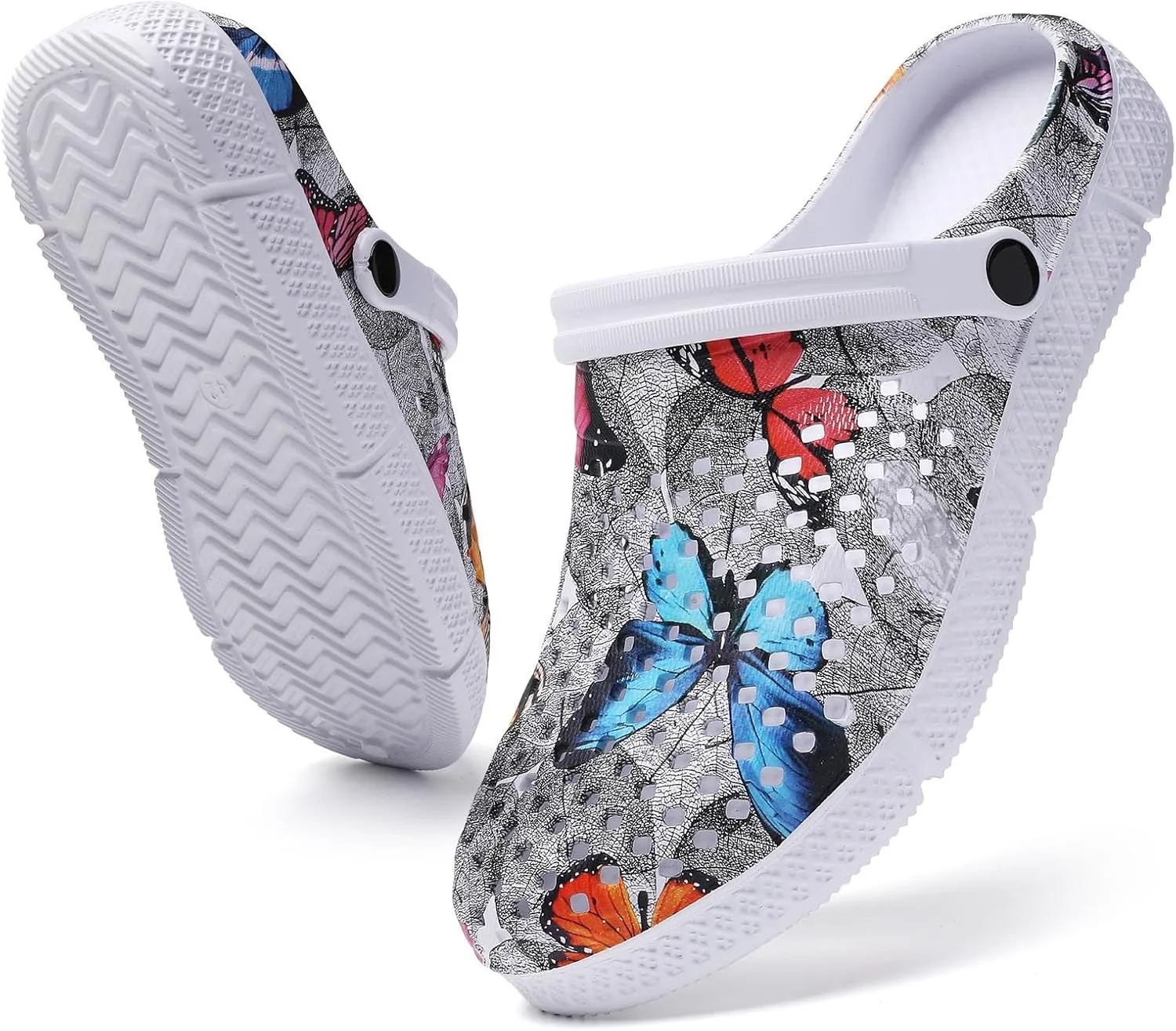 YUKTOPA Womens Clogs Shoes Unisex Summer Garden Clogs Shoes Non-Slip Quick Drying Sandals Casual Slippers