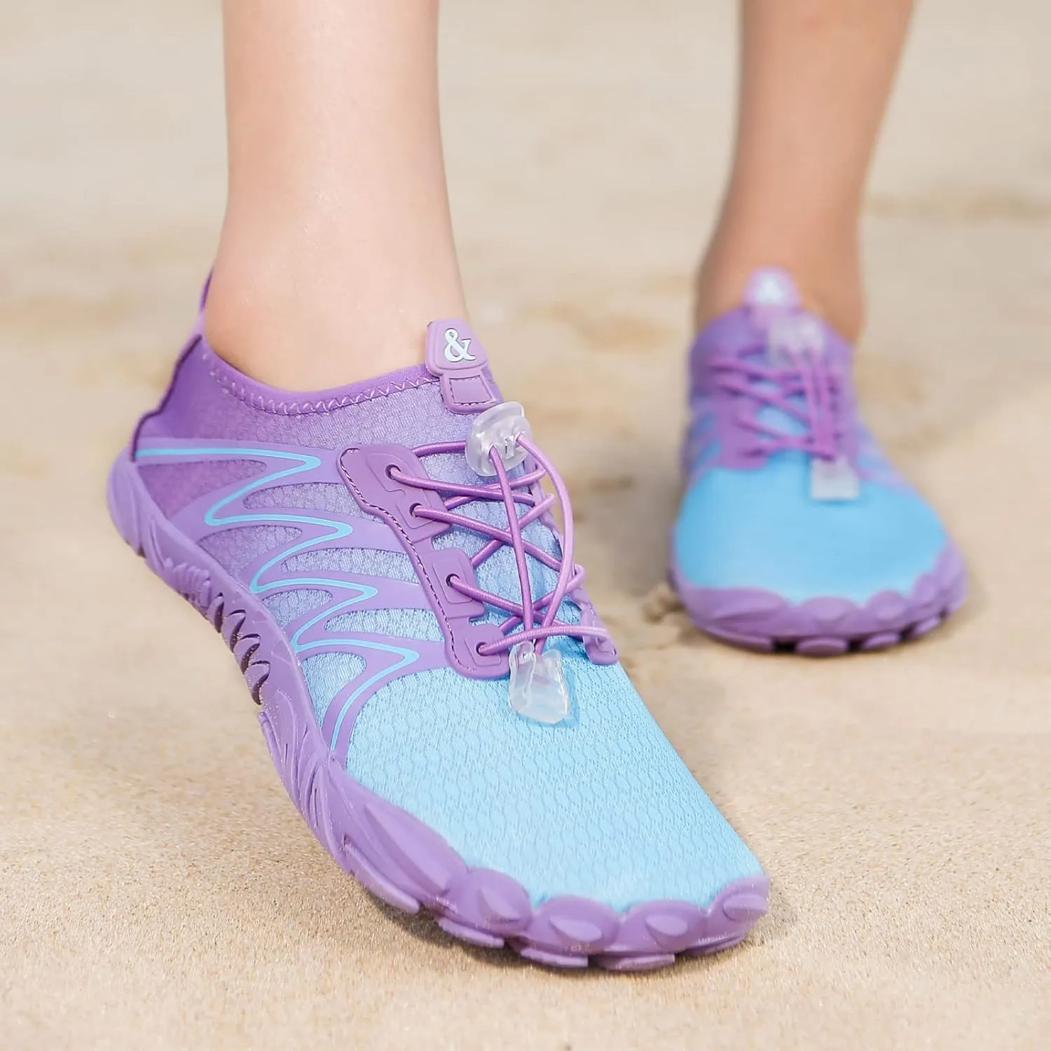 ziitop Water Shoes for Men Women Beach Barefoot Swim Rock Climbing Pool Shoes Socks, Anti-Slip Breathable Quick Dry Lightweight Slip-on, Outdoor Sport Hiking Walking Boating Fishing Diving Surfing
