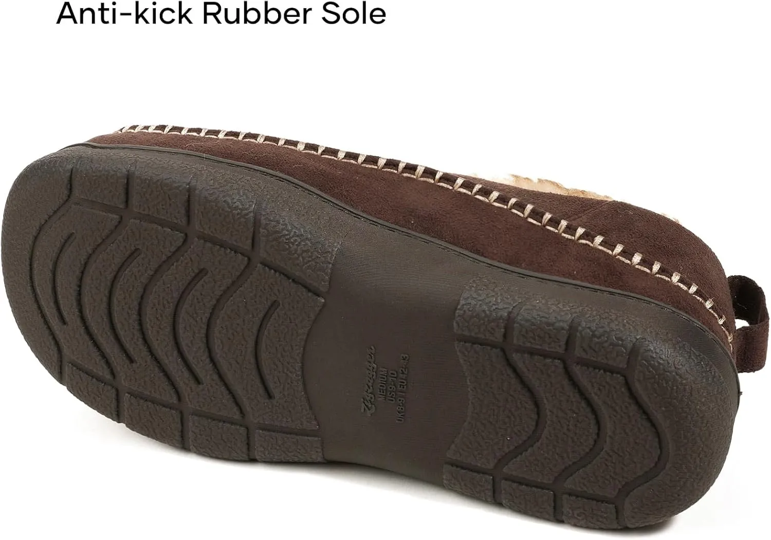 Zizor Men's Doyle Memory Foam Moccasin House Shoes Slippers