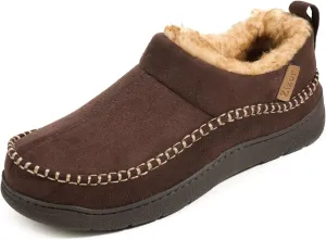 Zizor Men's Doyle Memory Foam Moccasin House Shoes Slippers