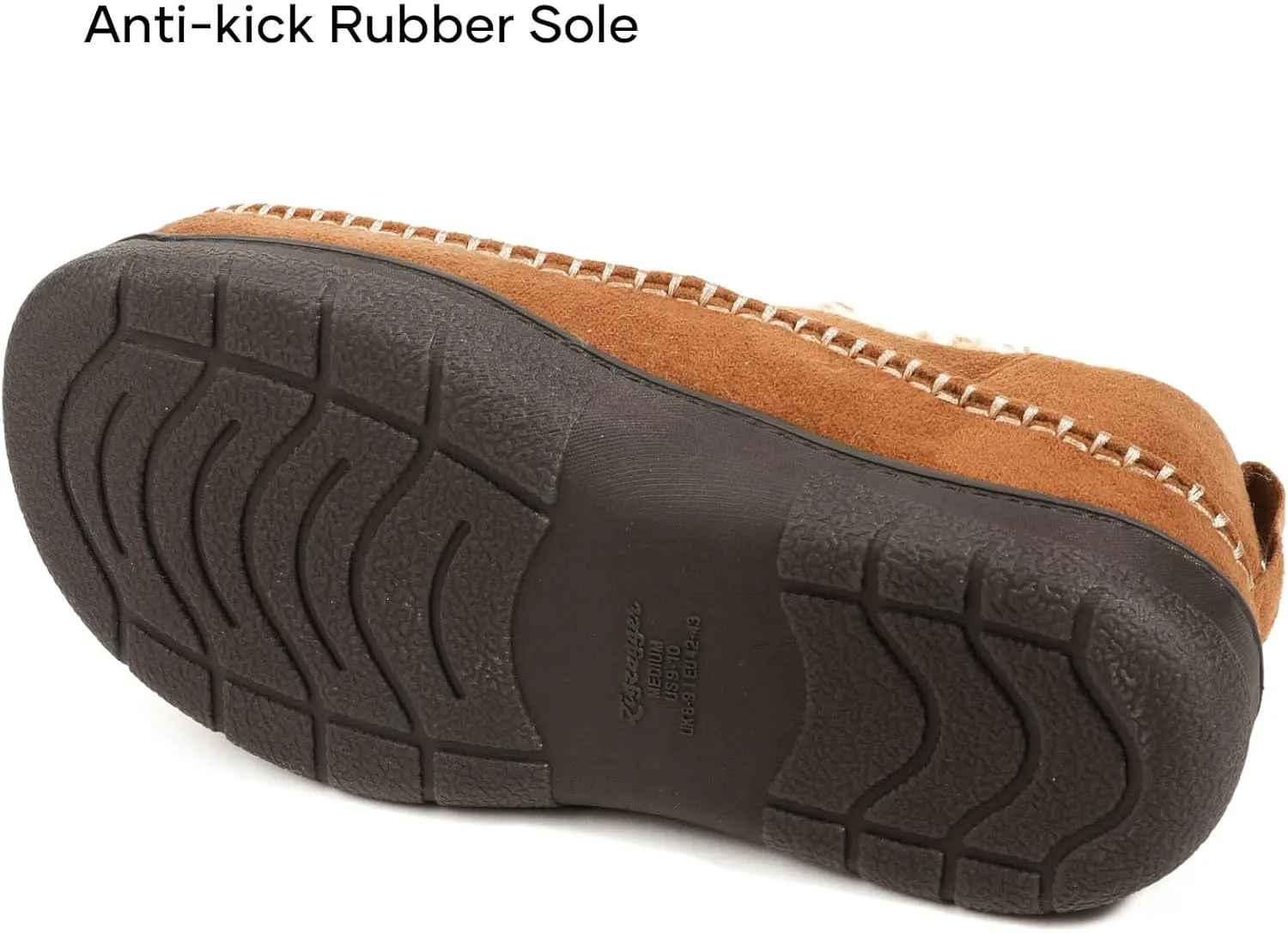 Zizor Men's Doyle Memory Foam Moccasin House Shoes Slippers