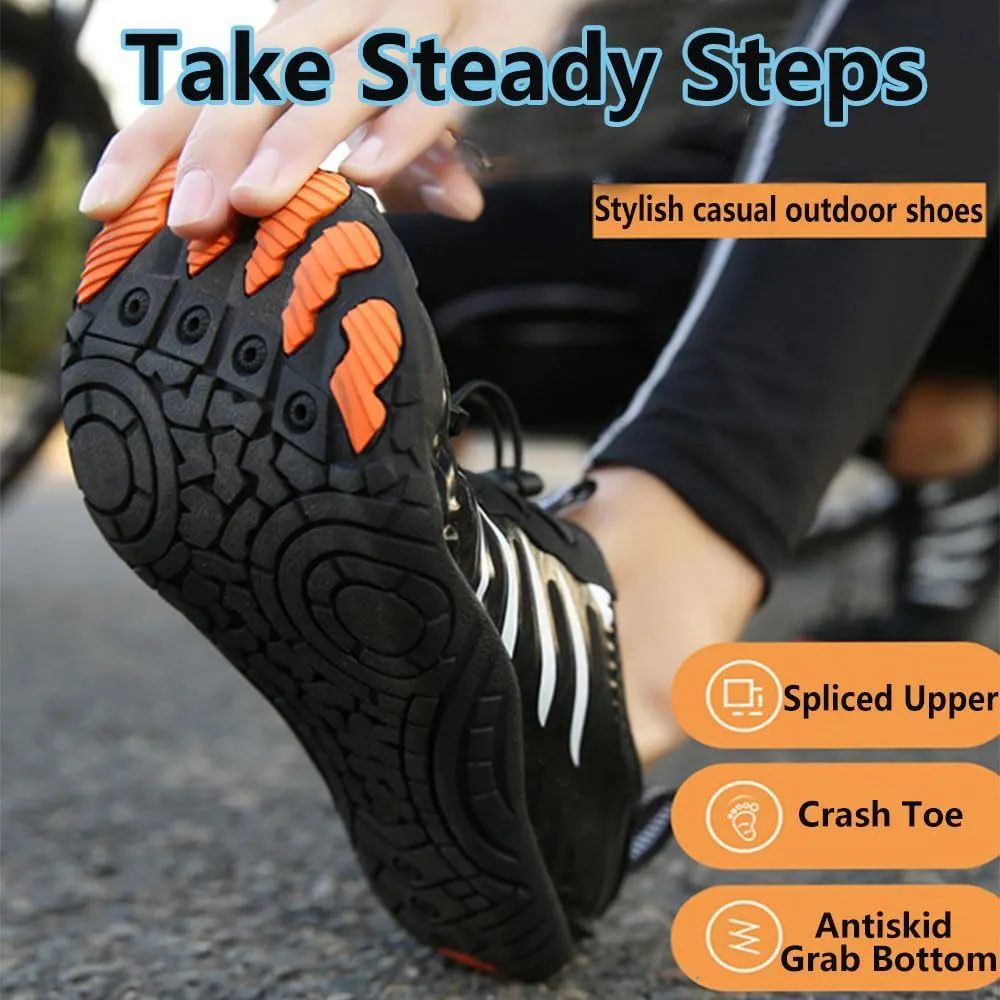 ZJQ Grounded Footwear for Women, Grounded Footwear for Men, Grounded Footwear Barefoot Shoes, Trail Running Barefoot Shoes