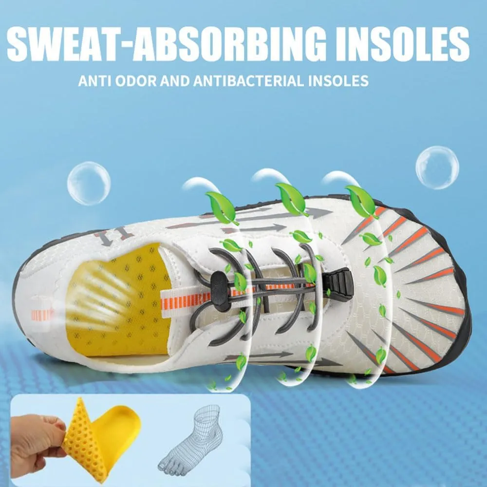 ZJQ Grounded Footwear for Women, Grounded Footwear for Men, Grounded Footwear Barefoot Shoes, Trail Running Barefoot Shoes