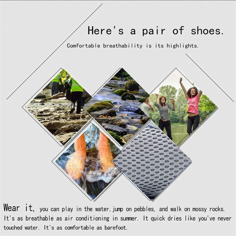 ZXWFOBEY Men-Women LoaferFlats Breathable Mesh Shoes Sailing Up Beach Water Shoes Quick Drying Aqua Trainers Casual Shoes